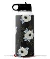 Skin Wrap Decal compatible with Hydro Flask Wide Mouth Bottle 32oz Poppy Dark (BOTTLE NOT INCLUDED)