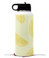 Skin Wrap Decal compatible with Hydro Flask Wide Mouth Bottle 32oz Lemons Yellow (BOTTLE NOT INCLUDED)