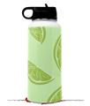 Skin Wrap Decal compatible with Hydro Flask Wide Mouth Bottle 32oz Limes Green (BOTTLE NOT INCLUDED)