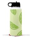 Skin Wrap Decal compatible with Hydro Flask Wide Mouth Bottle 32oz Limes Yellow (BOTTLE NOT INCLUDED)