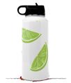 Skin Wrap Decal compatible with Hydro Flask Wide Mouth Bottle 32oz Limes (BOTTLE NOT INCLUDED)
