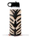Skin Wrap Decal compatible with Hydro Flask Wide Mouth Bottle 32oz White Tiger (BOTTLE NOT INCLUDED)