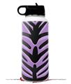 Skin Wrap Decal compatible with Hydro Flask Wide Mouth Bottle 32oz Purple Tiger (BOTTLE NOT INCLUDED)