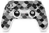 Skin Decal Wrap works with Original Google Stadia Controller Scales Black Skin Only CONTROLLER NOT INCLUDED
