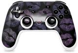 Skin Decal Wrap works with Original Google Stadia Controller Purple And Black Lips Skin Only CONTROLLER NOT INCLUDED