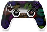 Skin Decal Wrap works with Original Google Stadia Controller Rainbow Lips Black Skin Only CONTROLLER NOT INCLUDED
