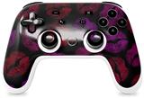 Skin Decal Wrap works with Original Google Stadia Controller Red Pink And Black Lips Skin Only CONTROLLER NOT INCLUDED