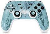 Skin Decal Wrap works with Original Google Stadia Controller Sea Blue Skin Only CONTROLLER NOT INCLUDED