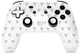 Skin Decal Wrap works with Original Google Stadia Controller Hearts Gray Skin Only CONTROLLER NOT INCLUDED