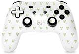 Skin Decal Wrap works with Original Google Stadia Controller Hearts Green Skin Only CONTROLLER NOT INCLUDED