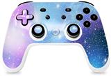 Skin Decal Wrap works with Original Google Stadia Controller Dynamic Blue Galaxy Skin Only CONTROLLER NOT INCLUDED