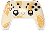 Skin Decal Wrap works with Original Google Stadia Controller Oranges Orange Skin Only CONTROLLER NOT INCLUDED