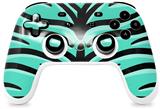 Skin Decal Wrap works with Original Google Stadia Controller Teal Tiger Skin Only CONTROLLER NOT INCLUDED