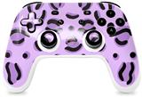 Skin Decal Wrap works with Original Google Stadia Controller Purple Cheetah Skin Only CONTROLLER NOT INCLUDED