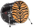 Decal Skin works with most 24" Bass Kick Drum Heads Tiger - DRUM HEAD NOT INCLUDED
