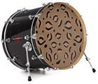 Decal Skin works with most 26" Bass Kick Drum Heads Dark Cheetah - DRUM HEAD NOT INCLUDED