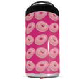 WraptorSkinz Skin Decal Wrap compatible with Yeti 16oz Tall Colster Can Cooler Insulator Donuts Hot Pink Fuchsia (COOLER NOT INCLUDED)