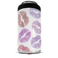 WraptorSkinz Skin Decal Wrap compatible with Yeti 16oz Tall Colster Can Cooler Insulator Pink Purple Lips (COOLER NOT INCLUDED)