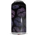 WraptorSkinz Skin Decal Wrap compatible with Yeti 16oz Tall Colster Can Cooler Insulator Purple And Black Lips (COOLER NOT INCLUDED)