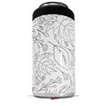 WraptorSkinz Skin Decal Wrap compatible with Yeti 16oz Tall Colster Can Cooler Insulator Fall Black On White (COOLER NOT INCLUDED)