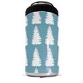 WraptorSkinz Skin Decal Wrap compatible with Yeti 16oz Tall Colster Can Cooler Insulator Winter Trees Blue (COOLER NOT INCLUDED)