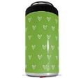 WraptorSkinz Skin Decal Wrap compatible with Yeti 16oz Tall Colster Can Cooler Insulator Hearts Green On White (COOLER NOT INCLUDED)