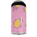 WraptorSkinz Skin Decal Wrap compatible with Yeti 16oz Tall Colster Can Cooler Insulator Lemon Pink (COOLER NOT INCLUDED)