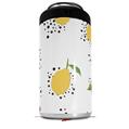 WraptorSkinz Skin Decal Wrap compatible with Yeti 16oz Tall Colster Can Cooler Insulator Lemon Black and White (COOLER NOT INCLUDED)
