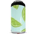 WraptorSkinz Skin Decal Wrap compatible with Yeti 16oz Tall Colster Can Cooler Insulator Limes Blue (COOLER NOT INCLUDED)