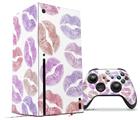 WraptorSkinz Skin Wrap compatible with the 2020 XBOX Series X Console and Controller Pink Purple Lips (XBOX NOT INCLUDED)