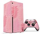 WraptorSkinz Skin Wrap compatible with the 2020 XBOX Series X Console and Controller Palms 01 Pink On Pink (XBOX NOT INCLUDED)