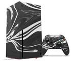 WraptorSkinz Skin Wrap compatible with the 2020 XBOX Series X Console and Controller Black Marble (XBOX NOT INCLUDED)