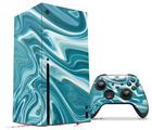WraptorSkinz Skin Wrap compatible with the 2020 XBOX Series X Console and Controller Blue Marble (XBOX NOT INCLUDED)