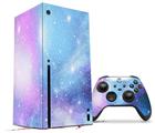 WraptorSkinz Skin Wrap compatible with the 2020 XBOX Series X Console and Controller Dynamic Blue Galaxy (XBOX NOT INCLUDED)