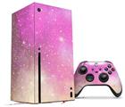 WraptorSkinz Skin Wrap compatible with the 2020 XBOX Series X Console and Controller Dynamic Cotton Candy Galaxy (XBOX NOT INCLUDED)