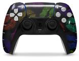 WraptorSkinz Skin Wrap compatible with the Sony PS5 DualSense Controller Rainbow Lips Black (CONTROLLER NOT INCLUDED)
