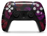 WraptorSkinz Skin Wrap compatible with the Sony PS5 DualSense Controller Red Pink And Black Lips (CONTROLLER NOT INCLUDED)