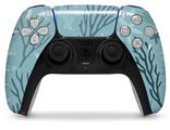 WraptorSkinz Skin Wrap compatible with the Sony PS5 DualSense Controller Sea Blue (CONTROLLER NOT INCLUDED)