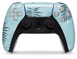 WraptorSkinz Skin Wrap compatible with the Sony PS5 DualSense Controller Palms 01 Blue On Blue (CONTROLLER NOT INCLUDED)