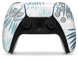 WraptorSkinz Skin Wrap compatible with the Sony PS5 DualSense Controller Palms 02 Blue (CONTROLLER NOT INCLUDED)