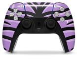 WraptorSkinz Skin Wrap compatible with the Sony PS5 DualSense Controller Purple Tiger (CONTROLLER NOT INCLUDED)