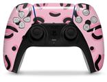 WraptorSkinz Skin Wrap compatible with the Sony PS5 DualSense Controller Pink Cheetah (CONTROLLER NOT INCLUDED)
