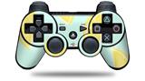 Decal Skin compatible with Sony PS3 Controller Lemons Blue (CONTROLLER NOT INCLUDED)