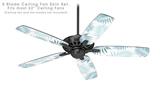 Palms 02 Blue - Ceiling Fan Skin Kit fits most 52 inch fans (FAN and BLADES SOLD SEPARATELY)