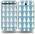 Winter Trees Blue - Decal Style Skin (fits Samsung Galaxy S III S3)