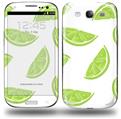 Limes - Decal Style Skin compatible with Samsung Galaxy S III S3