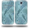 Sea Blue - Decal Style Skin (fits Samsung Galaxy S IV S4)