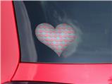 Donuts Blue - I Heart Love Car Window Decal 6.5 x 5.5 inches